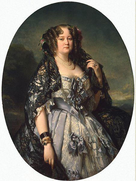 Franz Xaver Winterhalter Portrait of Sophia Alexandrovna Radziwill